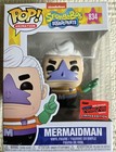 Funko Pop! Spongebob Squarepants #834:  Mermaidman ~ 2020 NYCC ~  Con Sticker!