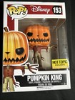 Funko Pop! Vinyl: Disney Pumpkin King (Glow In The Dark Hot Topic) #153 New
