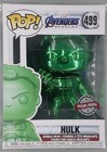 499 Hulk (w/ Gauntlet Green) Chrome Marvel Avengers Endgame Funko POP