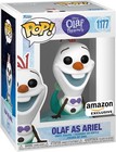 Funko POP! Disney Frozen Olaf As Ariel Collectable Vinyl #1177 Amazon Exclusive