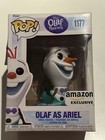 Funko Pop! Disney Olaf As ARIEL 1177 Amazon Exclusive Vinyl Figure