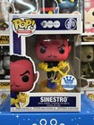 Funko Pop! Heroes: Sinestro #470 Figure [Funko Store Exclusive] with Protector