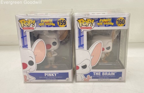 Pinky and The Brain Funko Pop! Figures #159 & 160