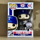 Funko Pop: MLB Corey Kluber #43 Texas Rangers Cy Young Pitcher + Protector