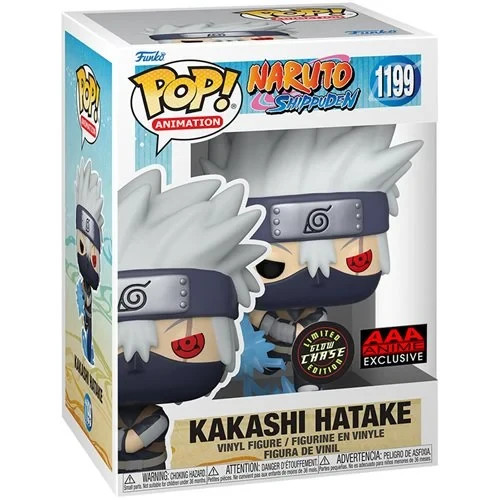 Funko Pop! - Young Kakashi Hatake with Chidori - AAA Ex Glow Chase Variant #1199