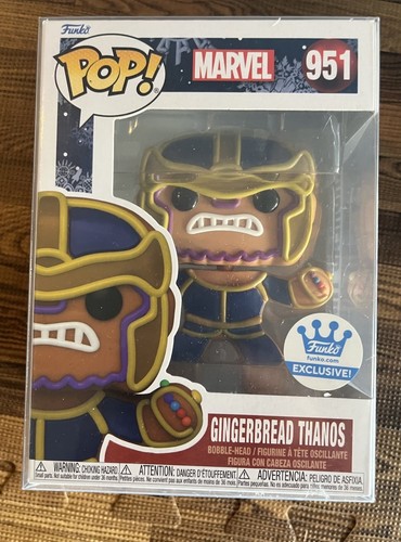 Funko POP! Marvel Gingerbread Thanos Funko.Com Exclusive #951 NEW IN BOX!