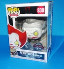 Funko POP! IT Pennywise with Beaver Hat #830  Exclusive (Black & White) +P/Prot