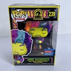 Funko Pop! 2021 Fall Con Exclusive Rainbow Jimi Hendrix Blacklight #239