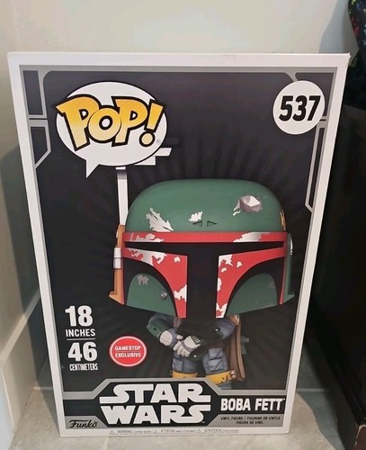 Funko Pop! Vinyl Mega 18 in: Star Wars - Boba Fett - GameStop (Exclusive) #537