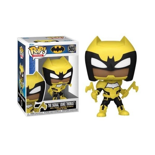 Funko POP! Heroes - DC Batman  - The SIGNAL DUKE THOMAS  #503 - NEW + Protector