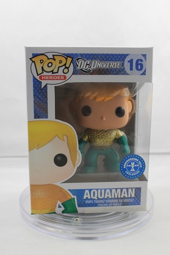 Funko Pop! Heroes DC Universe Aquaman #16 Underground Toys Exclusive Metallic