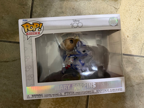 Disney 100th Anniversary Mary Poppins 300 Pop Vinyl Rides Vinyl Figure New