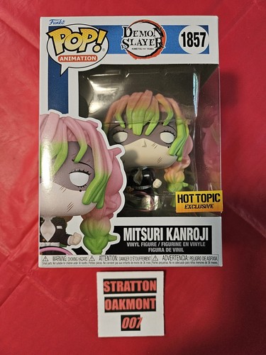 Funko Pop Mitsuri Kanroji w/battle damage #1857 Hot Topic EXCLUSIVE Demon Slayer