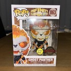 Ghost Panther Funko Pop, Glow  Special Edition #863 Marvel Infinity Warp Unboxed