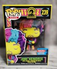 Funko Pop! Jimi Hendrix Black Light #239 2021 Fall Convention w/ Soft Protector