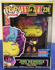 Funko Pop Rocks Jimi Hendrix Black Light Glow #239 2021 NYC Comic Con