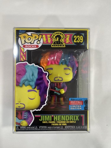 Funko Pop! Black Light Jimi Hendrix 239 Exclusive 2021 Fall Convention ECCC NYCC