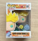 Funko Pop Dragon Ball Z Super Saiyan Trunks With Sword GITD #1281 + Protector