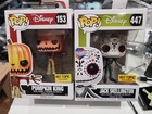Funko POP! Jack Skellington #447, Pumpkin King #153 Hot Topic Exclusives
