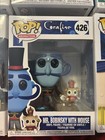 CORALINE Mr. Bobinsky with Mouse Funko Pop #426 Vaulted *Authentic* Vinyl Movies