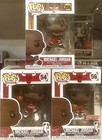 MICHAEL JORDAN 54, 56, 208 EX VAULTED Funko Pop NBA CHICAGO BULLS w/Protectors