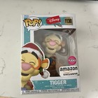 Tigger Flocked Christmas Amazon Exclusive Disney Funko Pop #1130