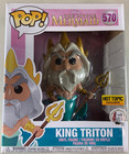 King Triton Pop #570 The Little Mermaid 6 Inch Hot Topic Excl Funko 2019 Vaulted