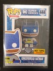 FUNKO POP! DC SUPER HEROES GINGERBREAD BATMAN #444 VINYL FIGURE NIB