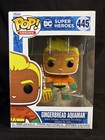 Funko Pop! DC Super Heroes Gingerbread Aquaman #445 Protector offered