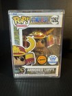 Funko Pop! One Piece: CHASE Armored Luffy Samurai Metallic #1262 W/ POP STACK