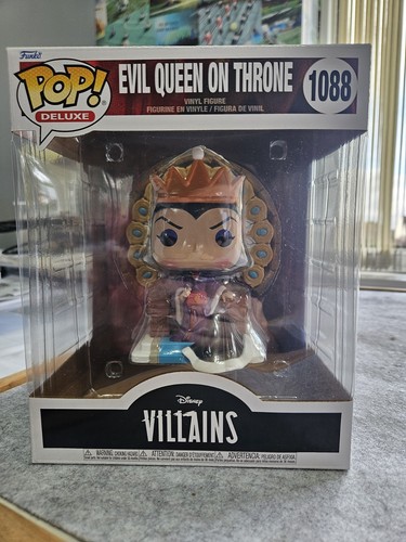 Funko Pop Deluxe 1088 Evil Queen On Throne Disney Villains VNM Dated 2021 L@@K.