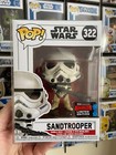 Funko Pop! Star Wars #322 Sandtrooper VGC 2019 NYCC Fall Con. RARE +Protector