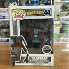 Funko Pop- Claptrap #44 Borderlands GameStop Exclusive NEW In PROTECTOR