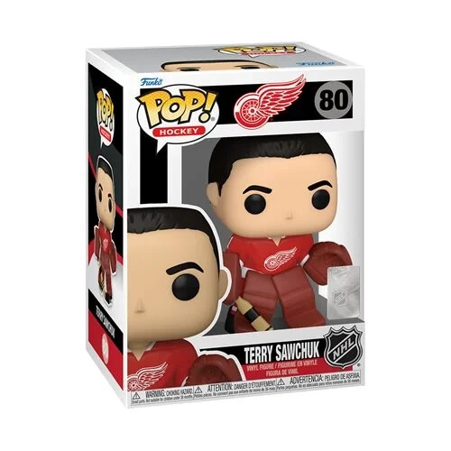 TERRY SAWCHUK DETROIT RED WINGS NHL FUNKO POP! VINYL FIGURE #80 WITH PROTECTOR