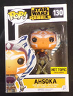 FUNKO POP! STARWARS REBELS AHSOKA HOT TOPIC EXCLUSIVE #130 NEW IN BOX