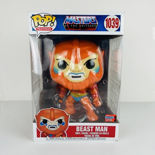 Funko Pop! Television Masters of Universse 10" BEAST MAN 1039 Fall 2020 NYCC