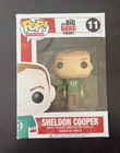 Funko Pop Television Sheldon Cooper #11 The Big Theory Green Lantern Shirt New