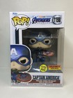 Funko Pop Avengers Endgame: Captain America #1198 Glow GITD Volcano X Exclusive