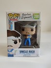 Uncle Rico Funko Pop Vinyl, Napoleon Dynamite Rare / Vaulted 208 W/Pop Protector