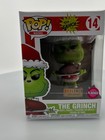 Funko POP! Books Dr. Seuss The Grinch Flocked #14 BoxLunch Exclusive DAMAGED