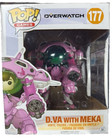 Funko Pop - Pink D.Va with Meka 177 - Overwatch - Pop Games 6" NEW
