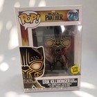 Funko Pop Erik Killmonger Glow Panther #279 Black Panther Marvel w/ Box