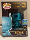 Funko Pop! Batman #144 Batman (Teal Chrome) 2019 SDCC Exc. w/Protector