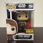 Funko POP! Jyn Erso Hooded Star Wars Rogue  One Hot Topic Exclusive Vaulted #150