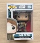 Funko Pop Star Wars Rogue One Jyn Erso Hooded #150 + Free Protector
