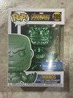 Funko POP! Marvel Avengers Infinity War #289 Green Chrome Thanos Bobble Head B