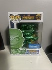 Funko POP! Marvel Avengers:  Thanos Green Chrome #289 W/ Pop Protector