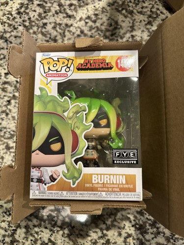 Funko Pop Animation #1484 Burnin My Hero Academia FYE Unreleased