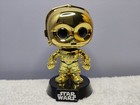 Funko Pop Star Wars Gold Chrome C-3PO Summer Convention Exclusive OOB