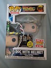 Funko Pop! Back to the Future Doc with Helmet 959 GITD (Dent on box)